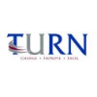 turn (change. improve. excel) logo image