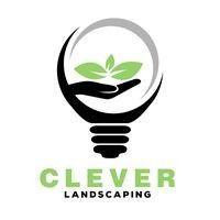 clever landscaping logo image