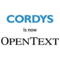 cordys is now opentext logo image