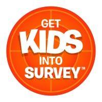 get kids into survey logo image