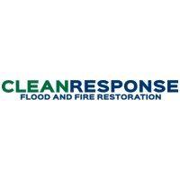 clean response flood and fire restoration logo image