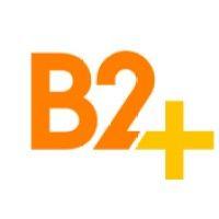 b2+: the custom content company logo image