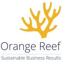 orange reef sustainable business results logo image