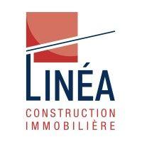 linea construction immobiliere logo image