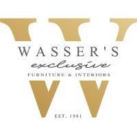 wasser's exclusive furniture & interiors logo image