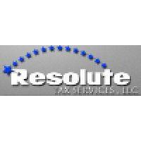 resolute tax services, llc logo image