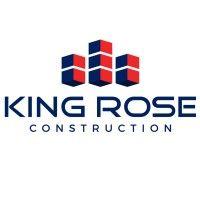 king rose construction logo image