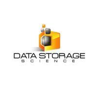 data storage science logo image