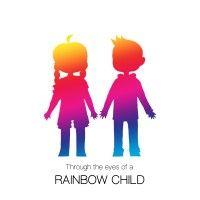 through the eyes of a rainbow child logo image