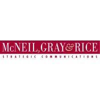 mcneil, gray & rice strategic communications logo image