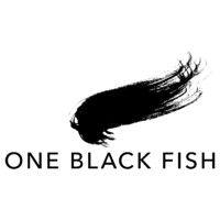 one black fish logo image