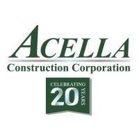 acella construction corporation logo image