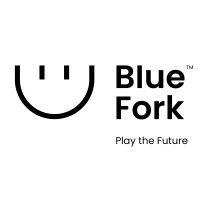 blue fork logo image