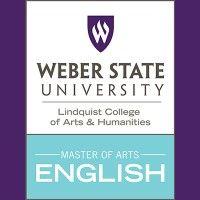 master of arts in english at weber state university logo image