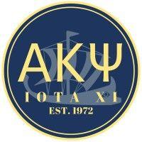 alpha kappa psi - iota xi @ asu logo image