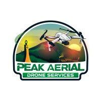 peak aerial drone services logo image