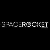 space rocket digital logo image