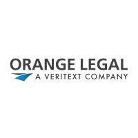 orange legal, a veritext company logo image