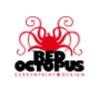 red octopus screenprint & design logo image