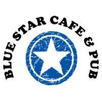 blue star cafe and pub logo image