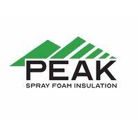 peak spray foam insulation logo image