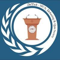 deltech - mun, debating & quiz society logo image