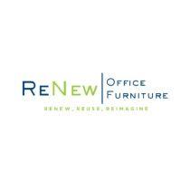 renew "upcycled" office furniture logo image