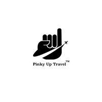 pinky up travel logo image