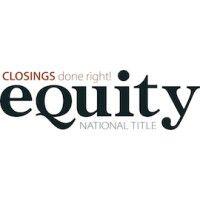 equity national title & closing logo image