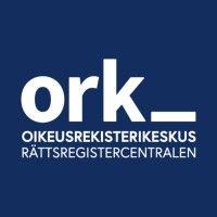 oikeusrekisterikeskus - rättsregistercentralen - legal register centre logo image