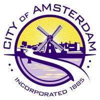 city of amsterdam, new york logo image