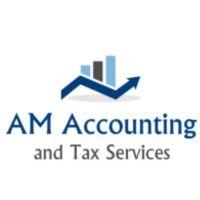 am accounting and tax services logo image