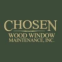 chosen wood window maintenance logo image