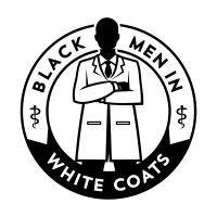 black men in white coats logo image