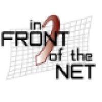 in front of the net logo image