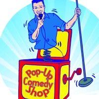 pop-up comedy shop logo image