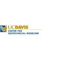 uc davis center for geotechnical modeling logo image