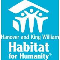 hanover and king william habitat for humanity logo image