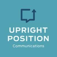 upright position communications logo image