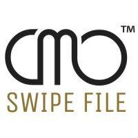 cmo swipe file™ logo image