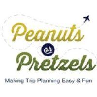 peanuts or pretzels travel logo image