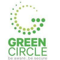 green circle for cyber security logo image