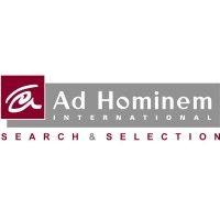 "ad hominem international"​ logo image