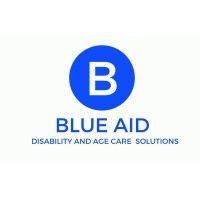 blue aid solutions logo image