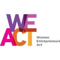 weact - women entrepreneurs act logo image