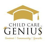 child care genius marketing logo image