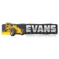 evans grader & paving logo image