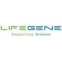 lifegene - people connecting science logo image