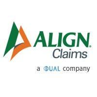 align claims services, a dual company logo image