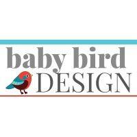 baby bird design logo image